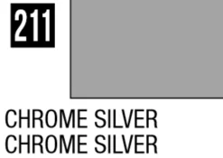 Mr Hobby Mr Metal Colour 10ml 211 Chrome Silver Metallic Acrylic Paint