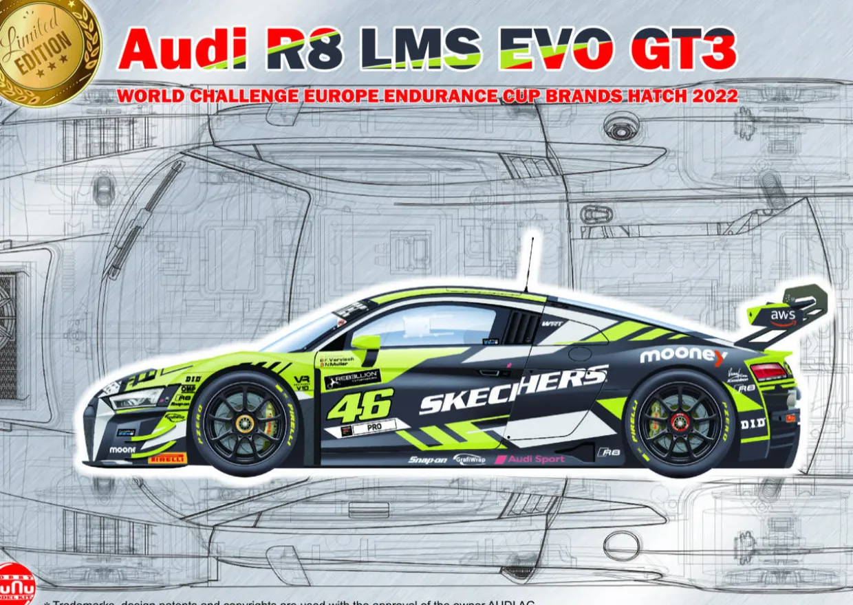 NuNu 1/24 Audi R8 LMS EVO GT3