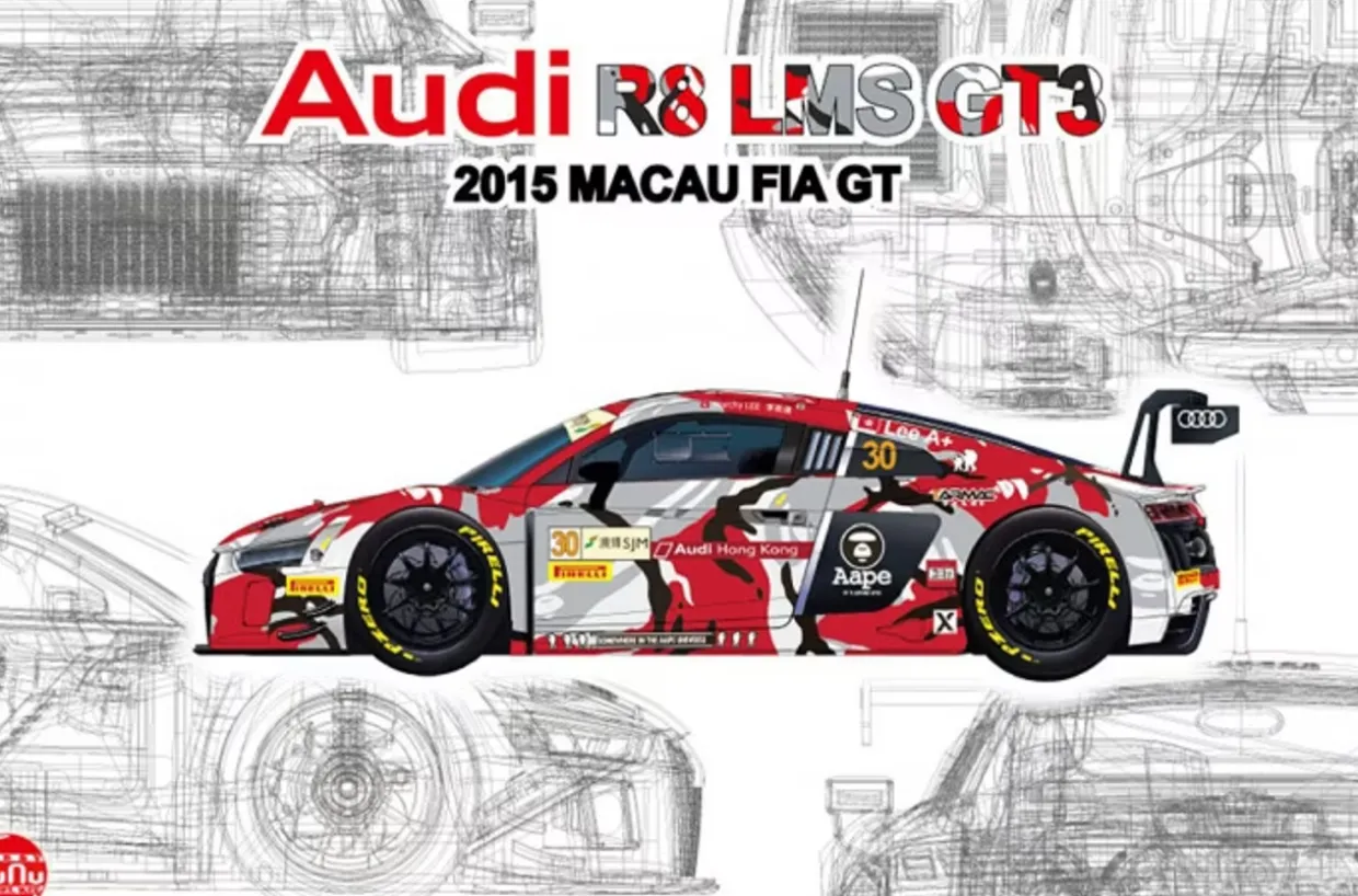 NuNu 1/24 R8 LMS GT3 GP MACAU 2015 FIA GT