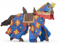 Papo Toys Blue Fleur de Lys Horse