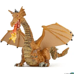 Papo Toys Gold Dragon with Flame