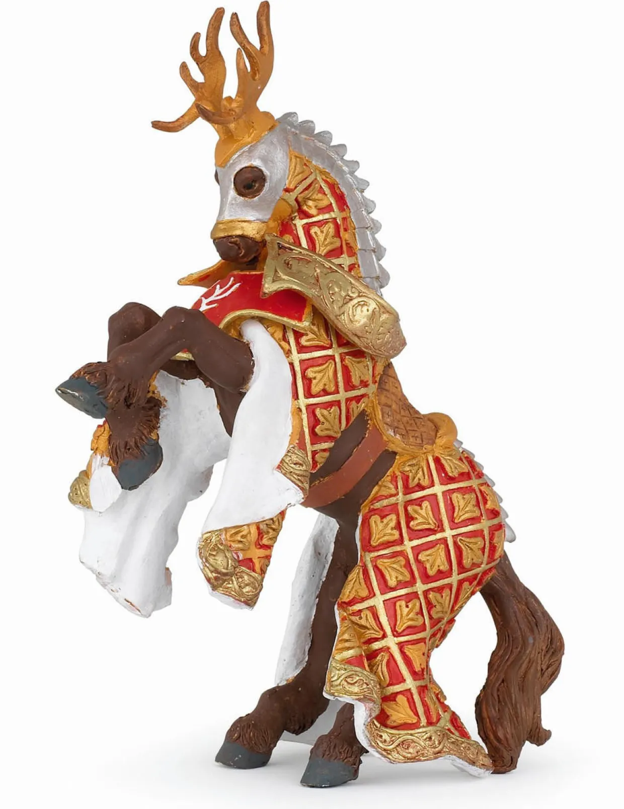 Papo Toys Red Stag Knight's Horse