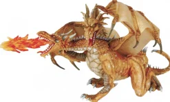 Papo Toys Two-Headed Dragon, Gold