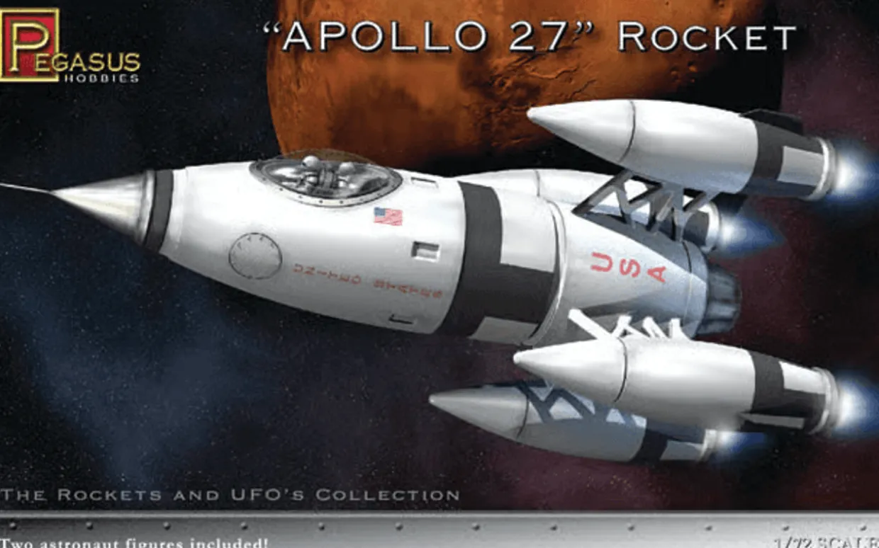 Pegasus Hobbies 1/72 Apollo 27 Rocket Kit