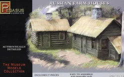 Pegasus Hobbies 1/72 Russian Farm Houses Model Kit