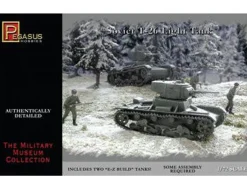 Pegasus Hobbies 1/72 Soviet T-26 Tank Model Kits Pack of 2