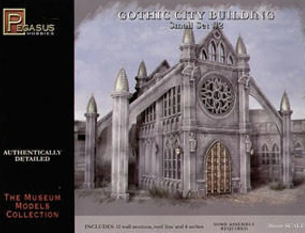 Pegasus Hobbies 28mm Gothic City Building Small Set 2 Model Kit