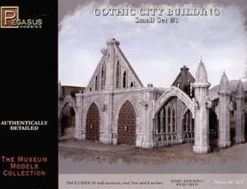 Pegasus Hobbies 28mm Gothic City Building Small Set 1 Model Kit