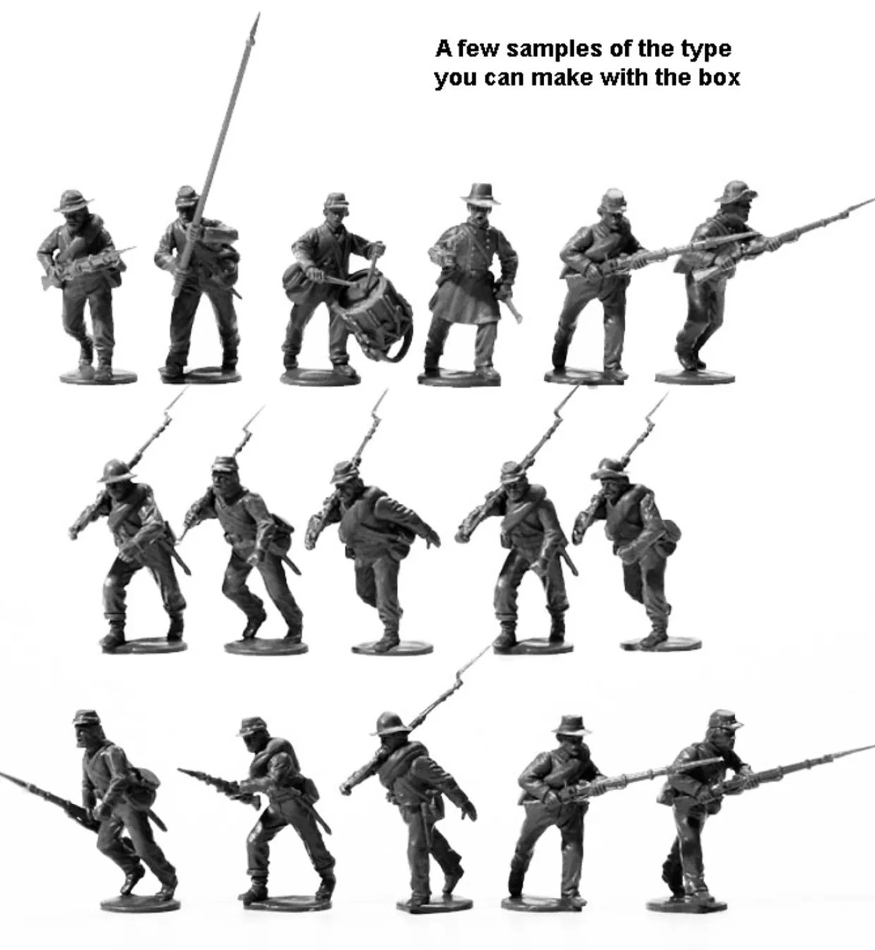 Perry Miniatures 28mm American Civil War Confederate Infantry 1861-1865