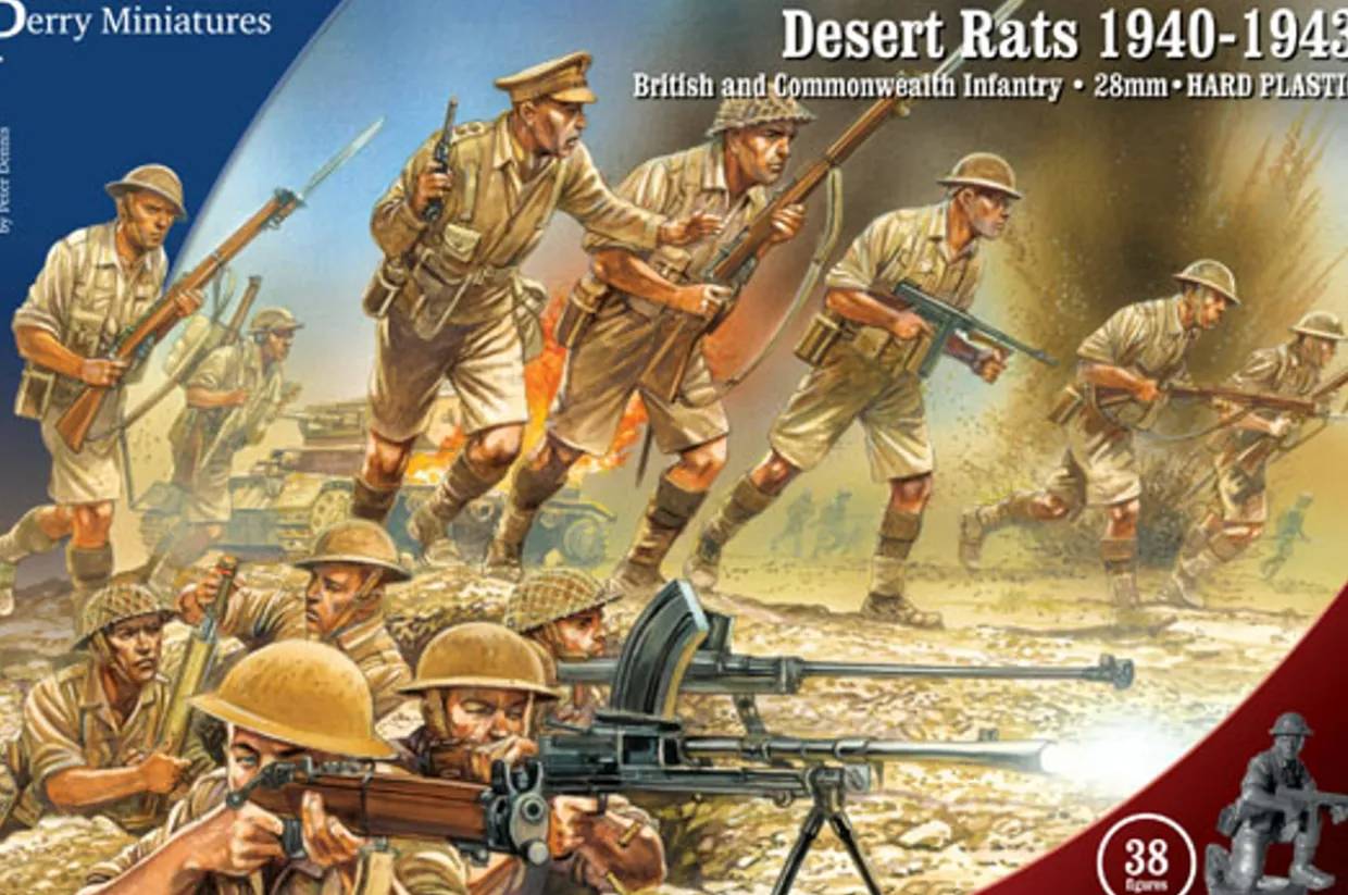 Perry Miniatures 28mm British Desert Rats 1940-1943