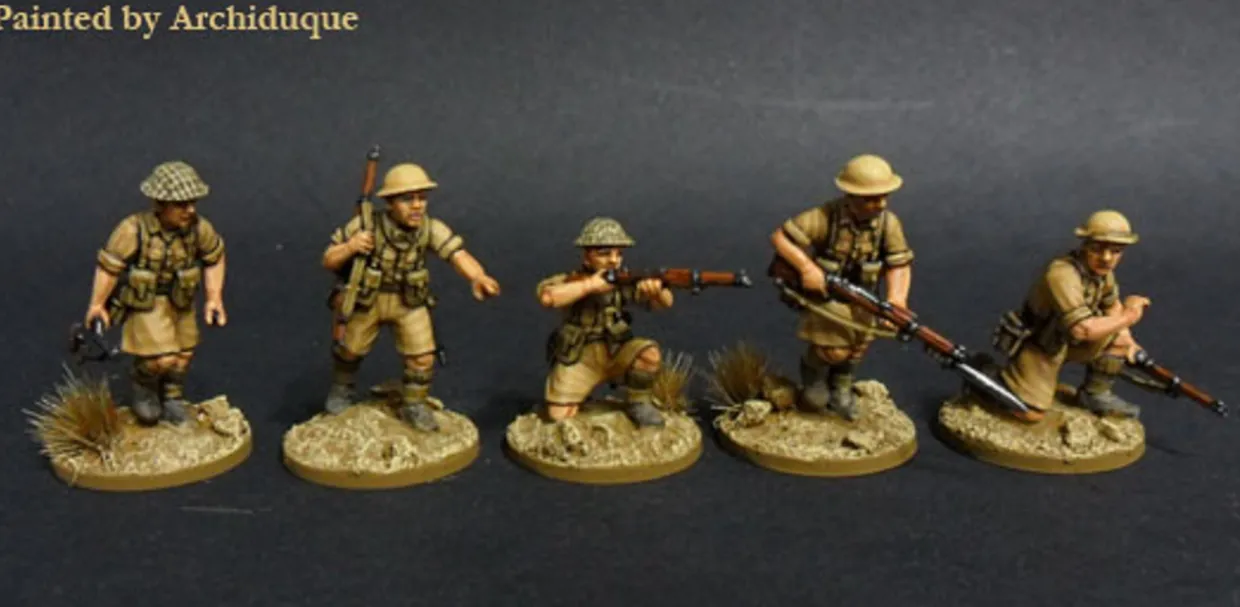 Perry Miniatures 28mm British Desert Rats 1940-1943