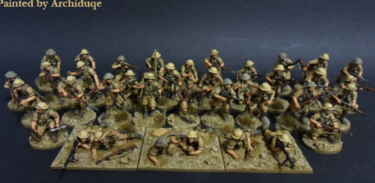 Perry Miniatures 28mm British Desert Rats 1940-1943
