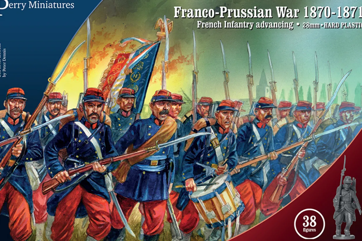 Perry Miniatures 28mm Franco-Prussian War French Infantry Advancing 1870-1871