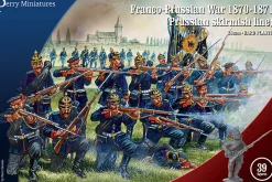 Perry Miniatures 28mm Franco-Prussian War Prussian Infantry Skirmishing 1870-1871