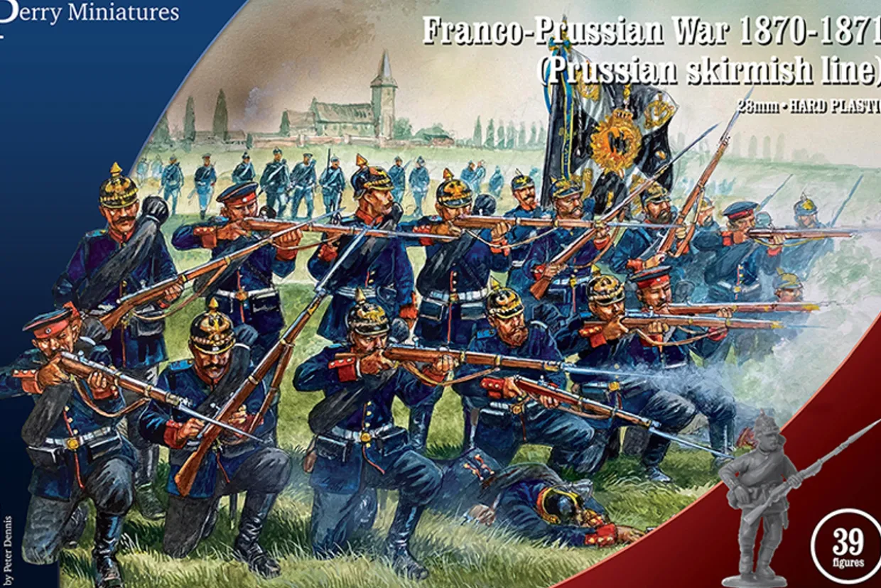 Perry Miniatures 28mm Franco-Prussian War Prussian Infantry Skirmishing 1870-1871
