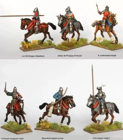 Perry Miniatures 28mm Hundred Years War Agincourt Mounted Knights 1415-1429