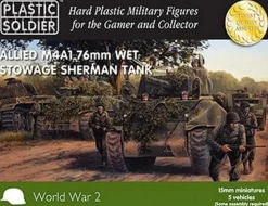 Plastic Soldier Company 1/100 M4A1 Sherman Tank Wet Stowage