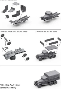 Plastic Soldier Company 1/72 German GAZ Trucks Model Kits