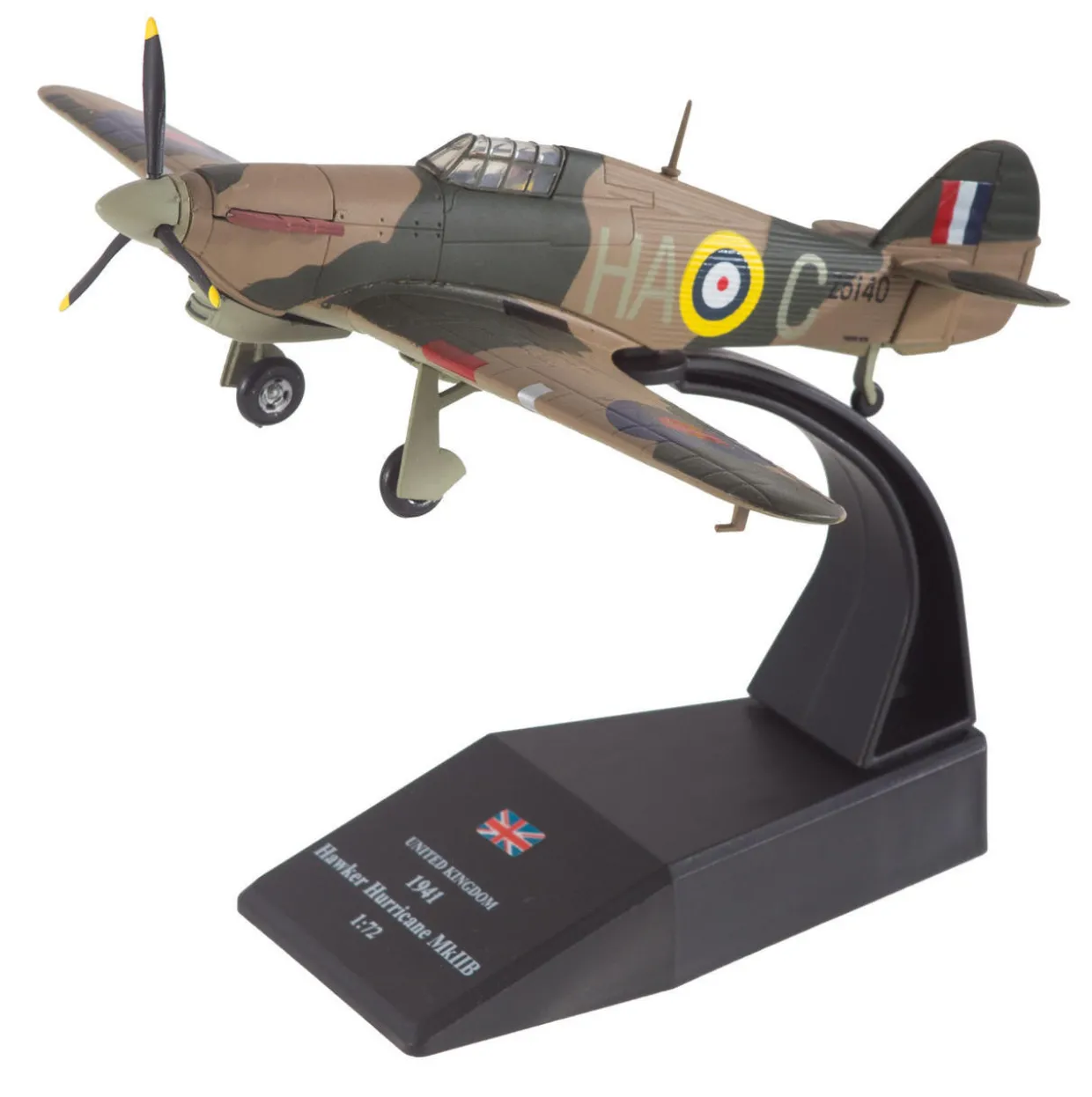 RAF 1/72 Hawker Hurricane Mk.HB 1941 Diecast Plane