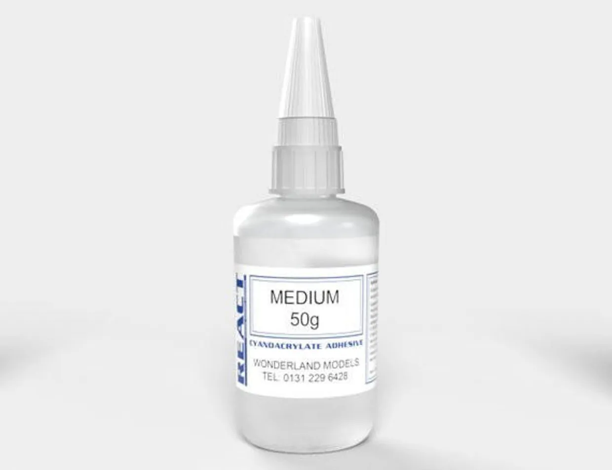 React Cyanoacrylate Medium Super Glue 50gm