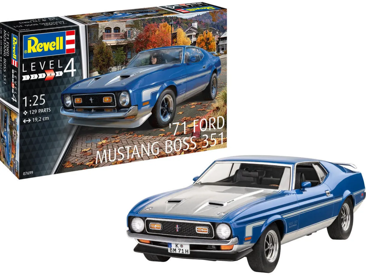 Revell 1/24 71' Mustang Boss 351 Model Car kit