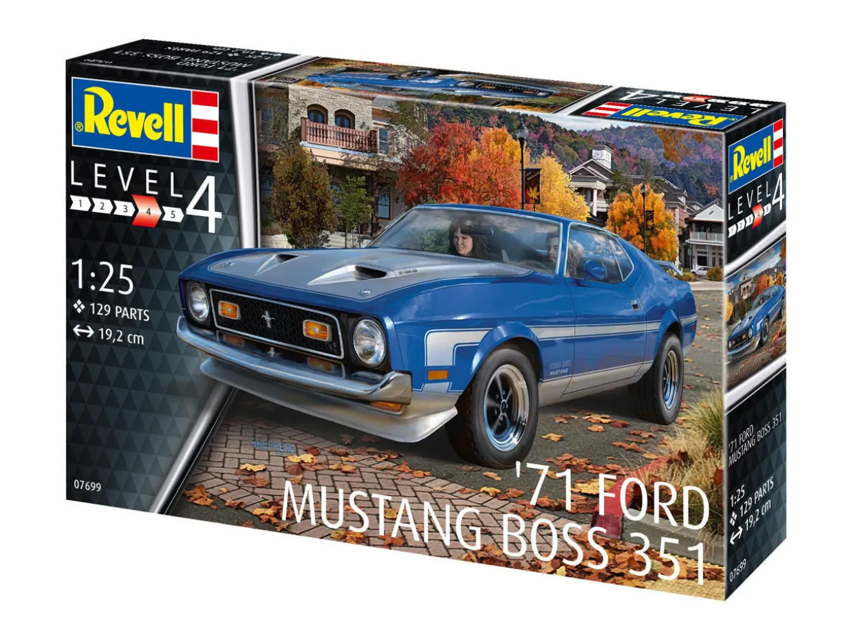 Revell 1/24 71' Mustang Boss 351 Model Car kit