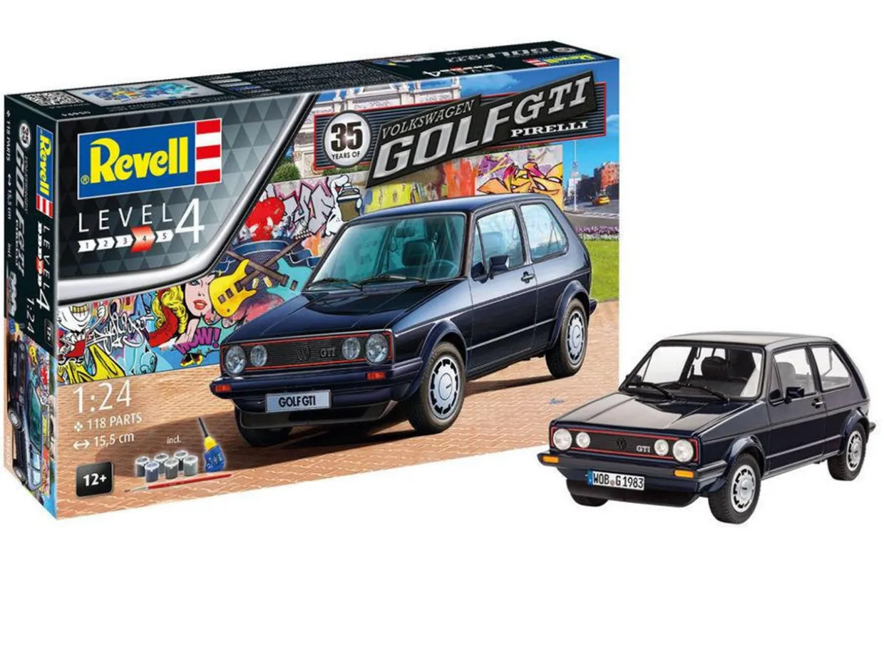Revell 1/24 35 Years of Volkswagen Golf GTi Pirelli Gift Set