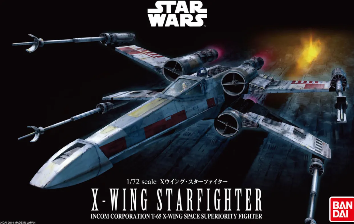 Revell 1/72 Ban-Dai X-Wing Starfighter Model Kit