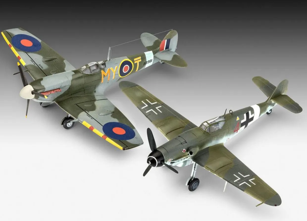 Revell 1/72 Combat Set - Supermarine Spitfire Mk.V & Messerschmitt Bf 109