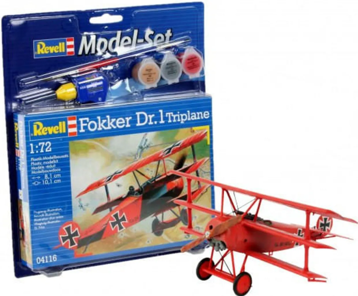Revell 1/72 Fokker Dr.1 Triplane Starter Set