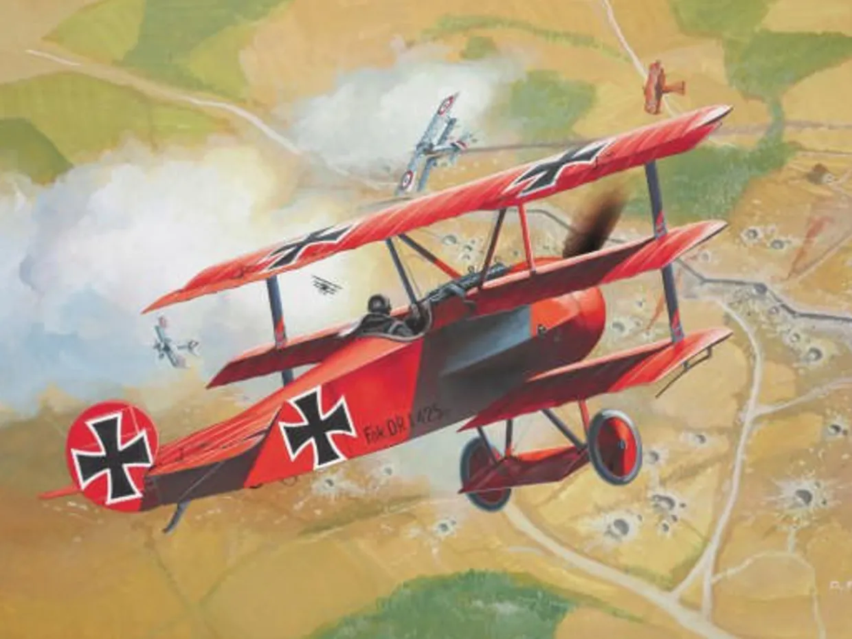 Revell 1/72 Fokker Dr.1 Triplane Starter Set