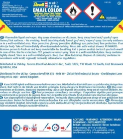 Revell 14ml 312 Enamel Silk Luminous Yellow Paint