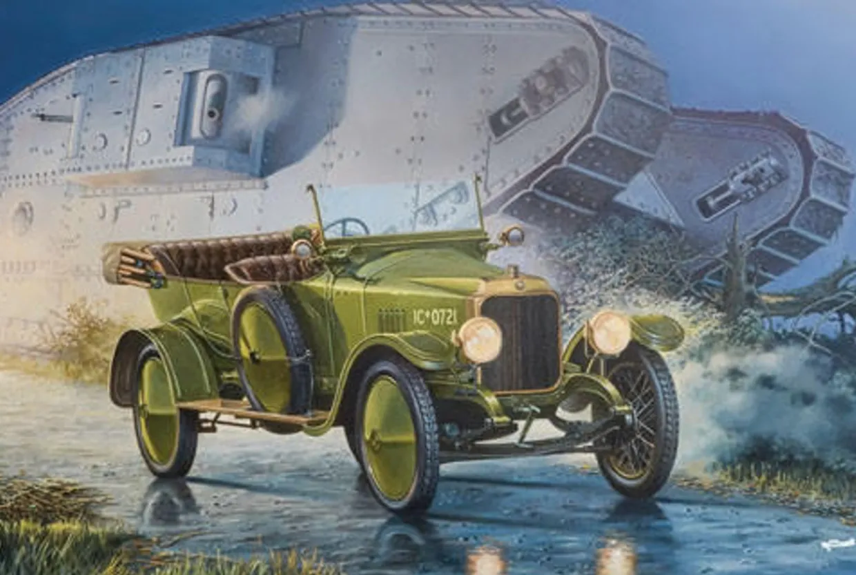 Roden 1/72 British Vauxhall D-Type Model Kit