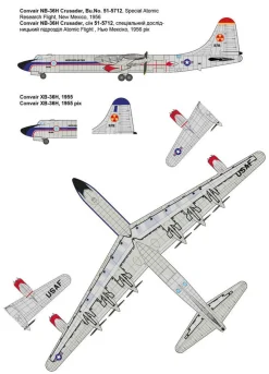 Roden 1/144 Convair NB-36H Crusader Model Kit