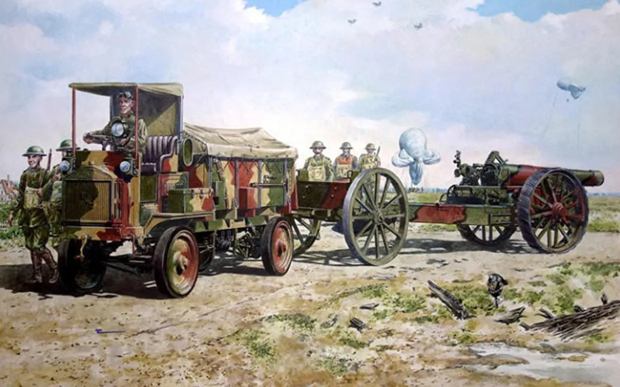 Roden 1/72 FWD Model B 3-ton & BL 8-inch Howitzer Model Kit