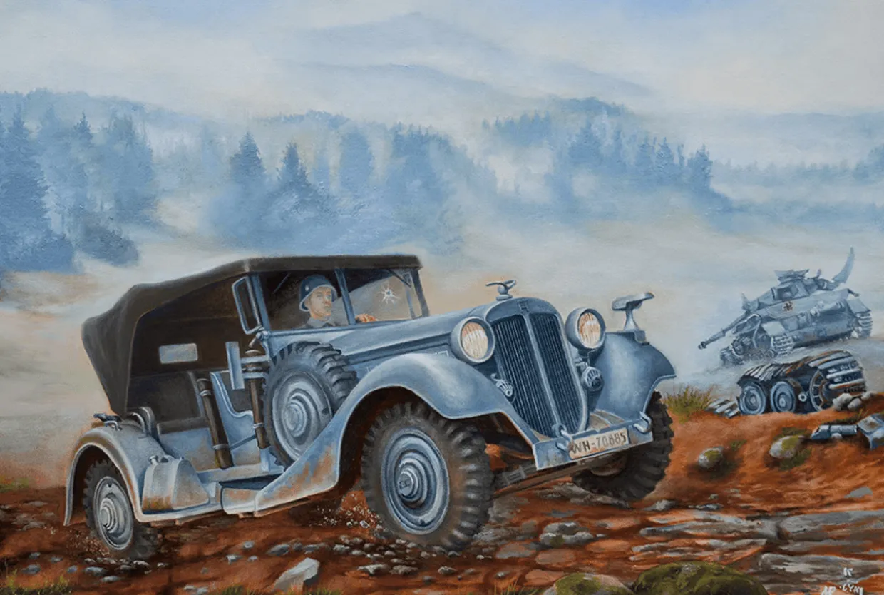 Roden 1/35 Horch V8 Type 830R Staff Car