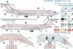 Roden 1/144 Vickers Super VC10 K3 Type 1164 Tanker Model Kit