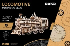 Rokr Locomotive 3D Wooden Kit