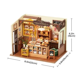 Rolife Becka's Baking House Wooden Diorama Kit