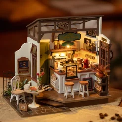 Rolife Cafe Wooden Diorama Kit