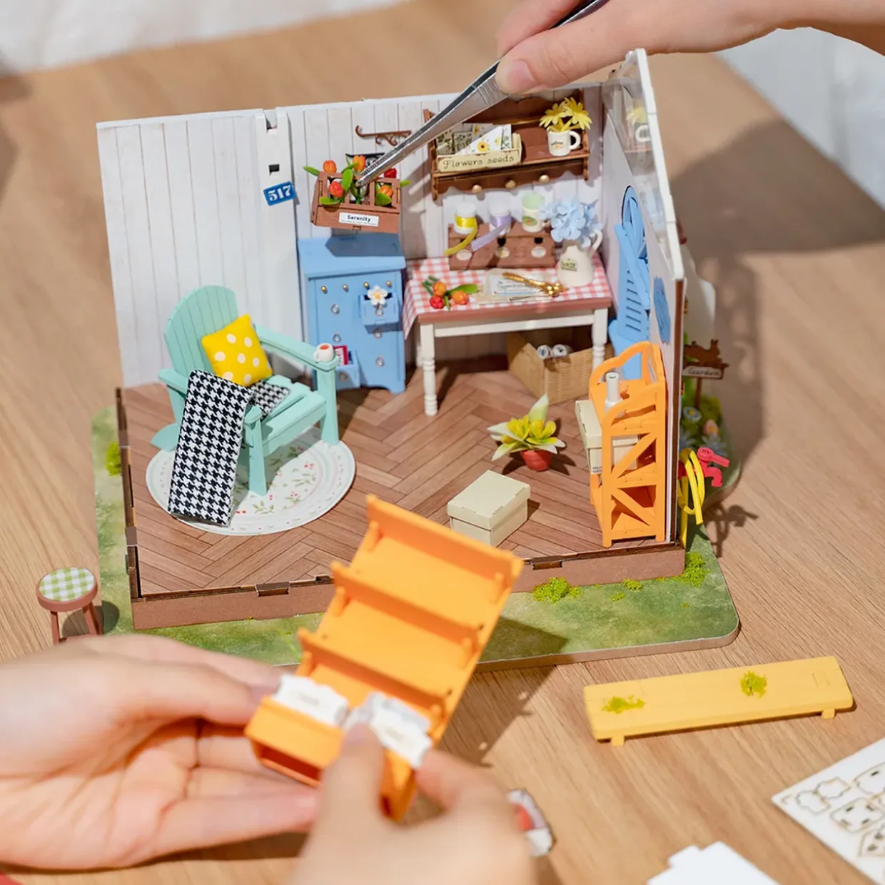 Rolife Dreamy Garden House Wooden Diorama Kit