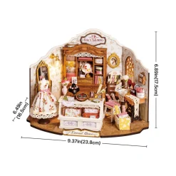 Rolife Elsa's Tailoring Wooden Diorama Kit
