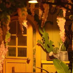 Rolife Holiday Garden House 3D Creative Bookend