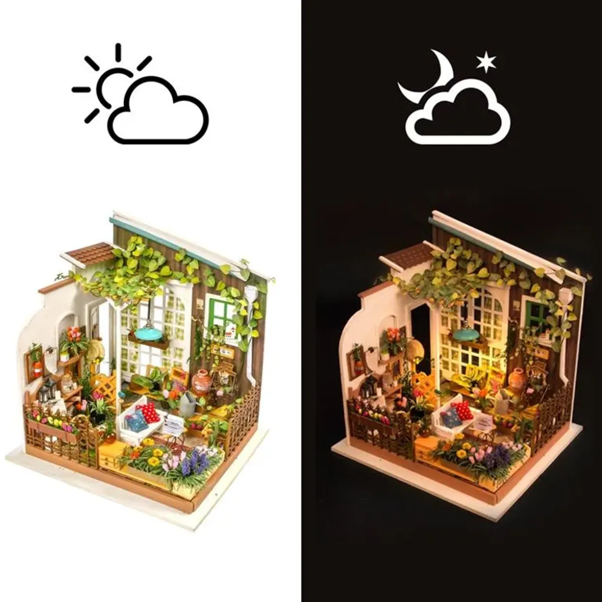 Rolife Miller's Garden Wooden Diorama Kit