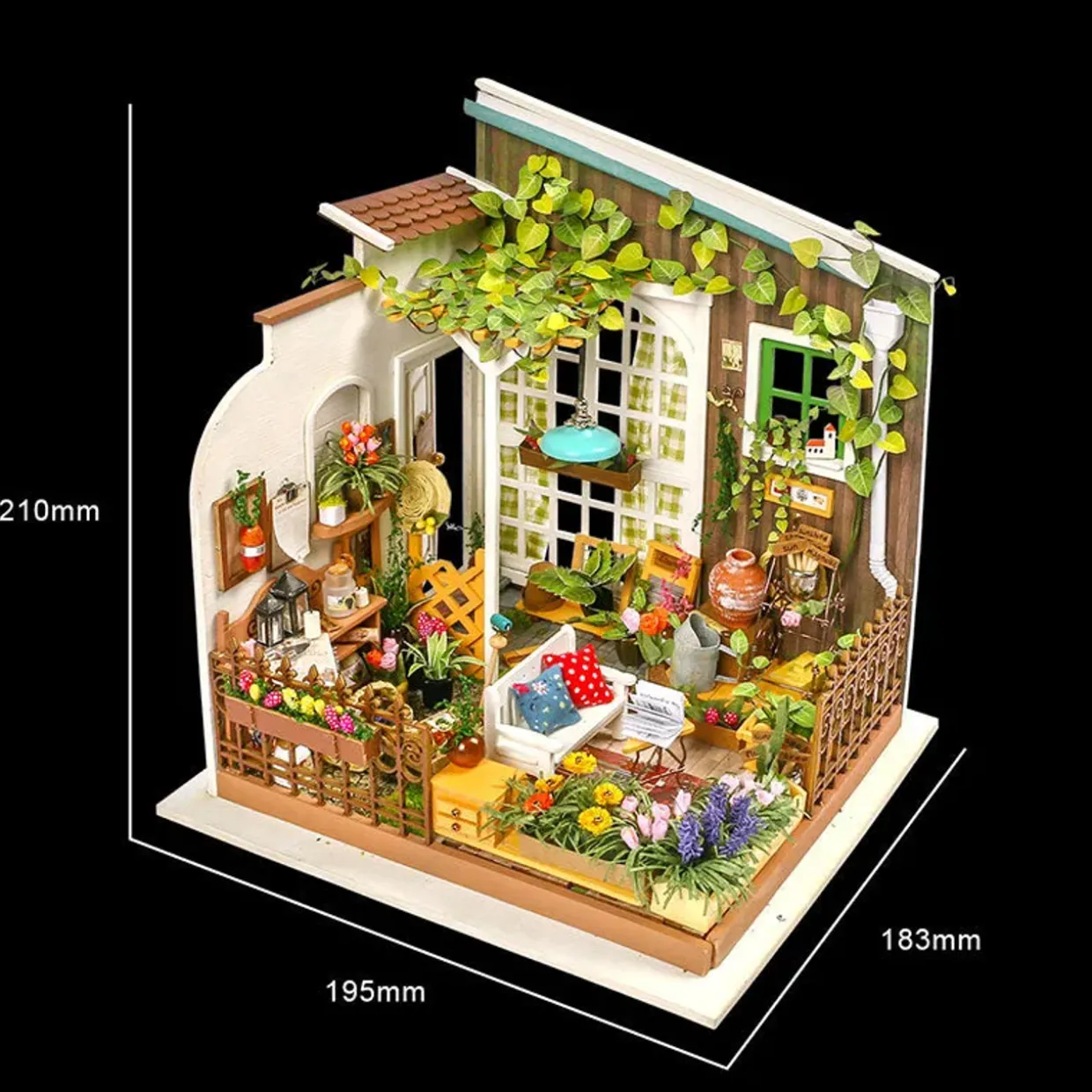 Rolife Miller's Garden Wooden Diorama Kit