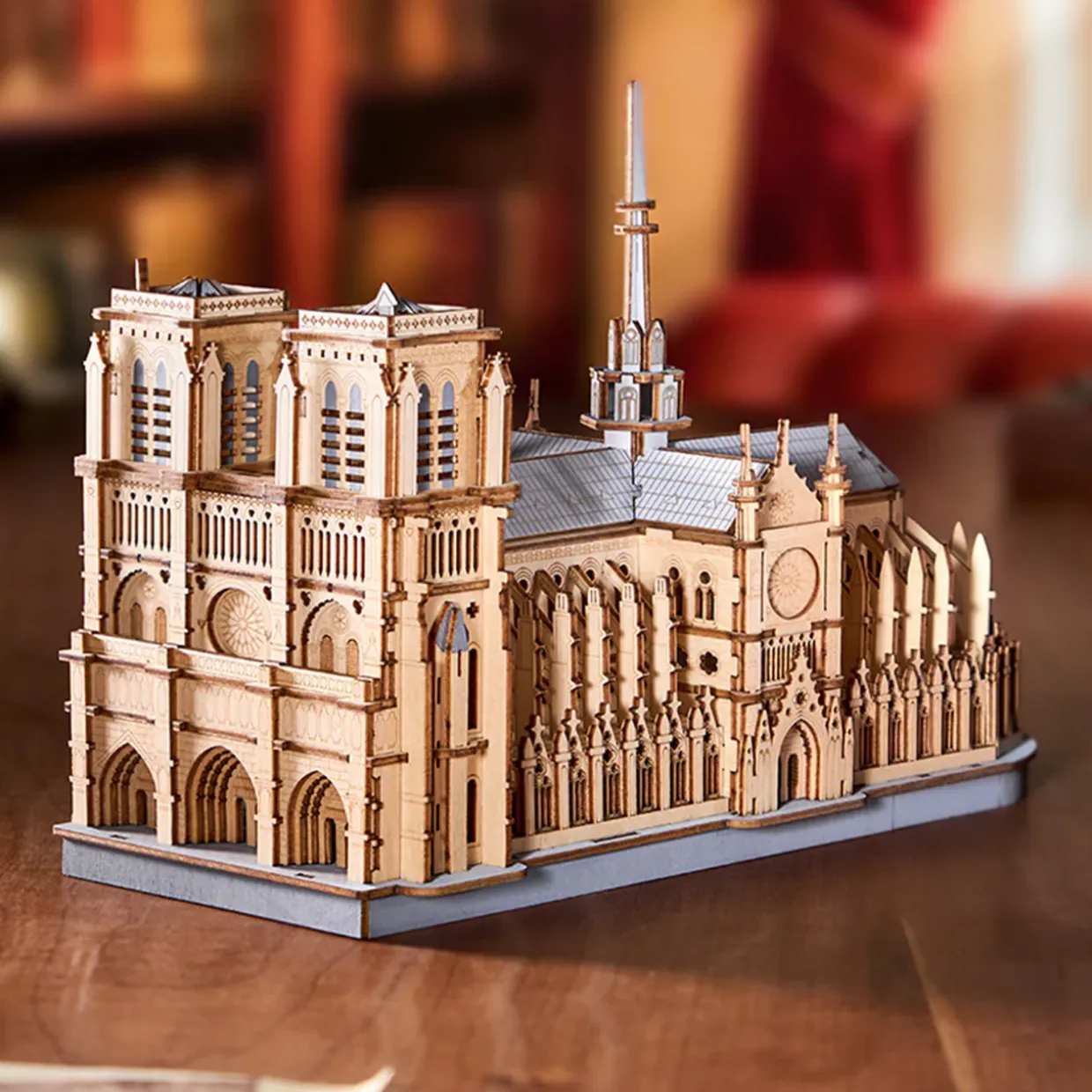 Rolife RoWood Paris Cathedral Wooden Building Kit