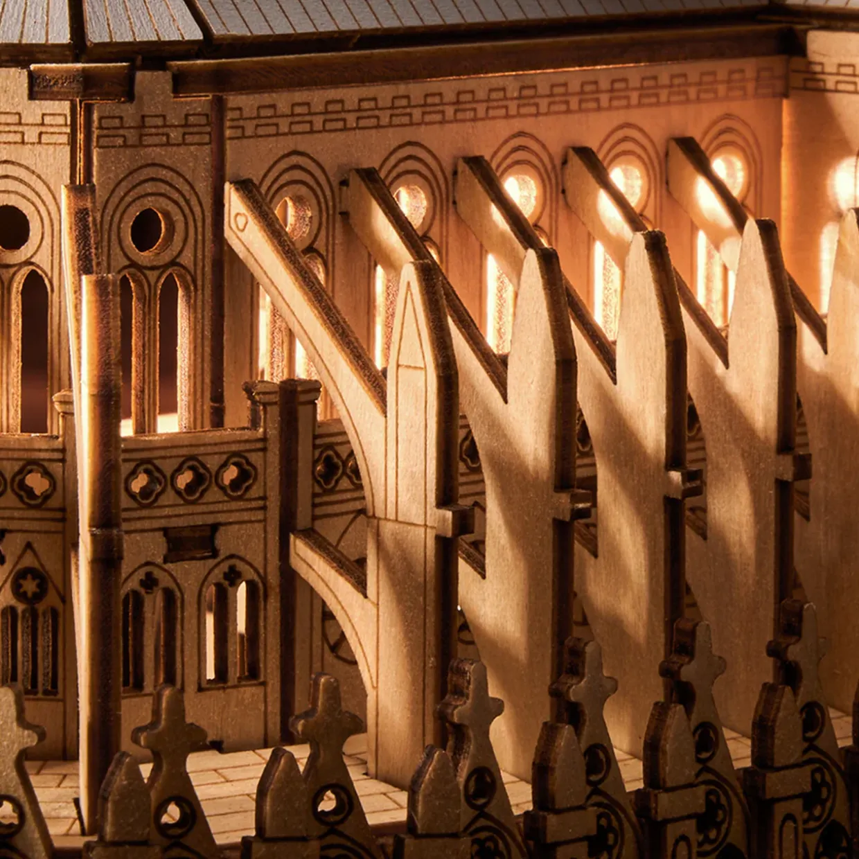 Rolife RoWood Paris Cathedral Wooden Building Kit