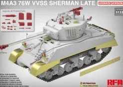 Rye Field Models 1/35 M4A3 Sherman 76W VVSS Late Production Upgraded Kit