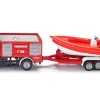 Siku Unimog Fire Engine with Boat