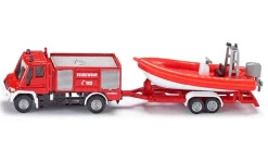 Siku Unimog Fire Engine with Boat